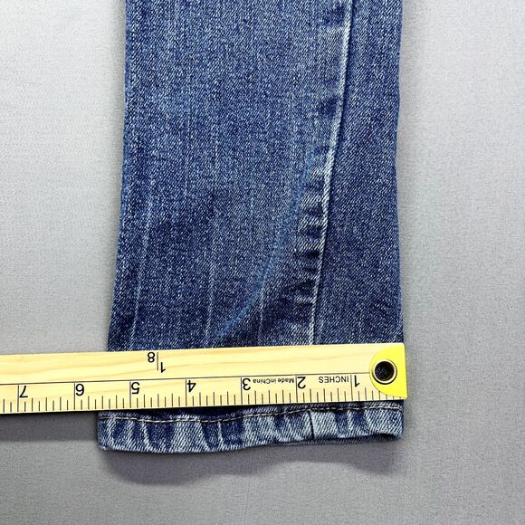 Red Rivet‎ Jeans Women's Blue Light Wash Thick Stitch Skinny Size 5 Flap Pocket - Picture 6 of 15